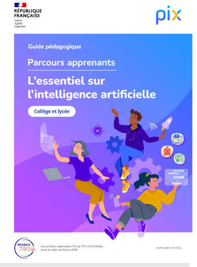 Couverture du guide pédagogique IA