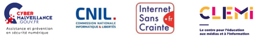Cybermalveillance.gouv.fr, CNIL, Internet sans crainte, CLEMI