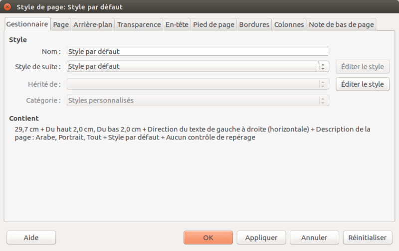 Les styles sont partout dans LibreOffice
