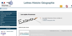 Lettres Histoire Géographie